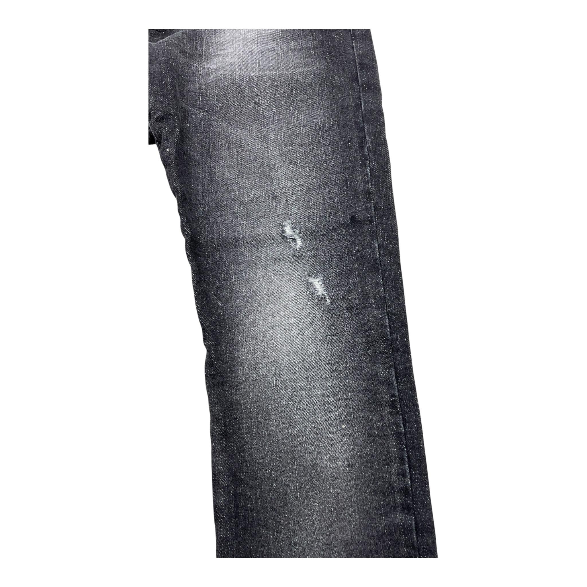 J CHEAP jeans tinta unita con girovita regolabile Nero per Bambino FAC01 NERO J CHEAP