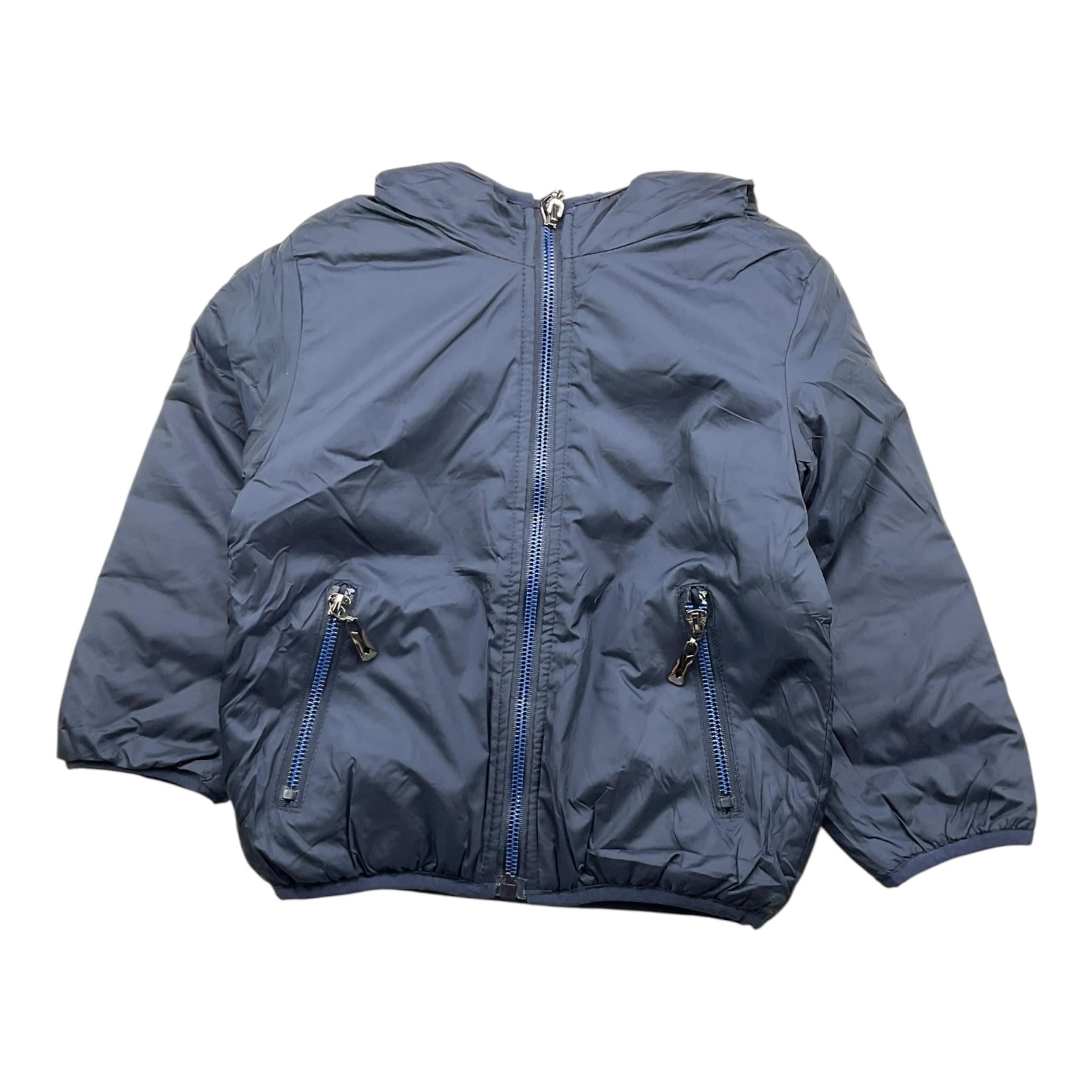 URCHIN giubbino reversibile con zip e cappuccio Blu per Bambino YC3140 BLU URCHIN