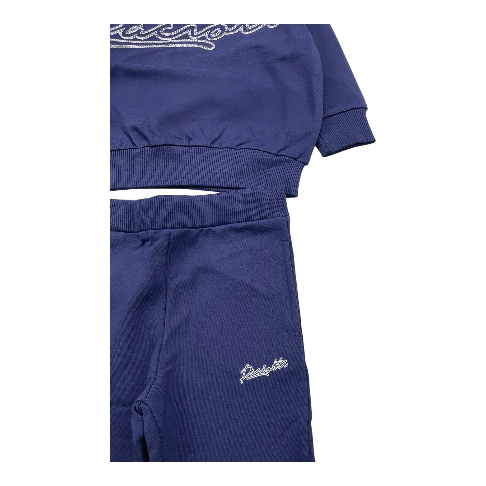 CESARE PACIOTTI completo bicolore 2pz felpa-pantalone Blu per Neonato COMP5310BXX BLU CESARE PACIOTTI