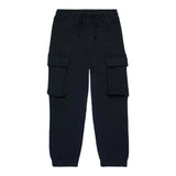 DIESEL pantalone tuta tinta unita tasconi Nero per Bambino J01966X NERO DIESEL