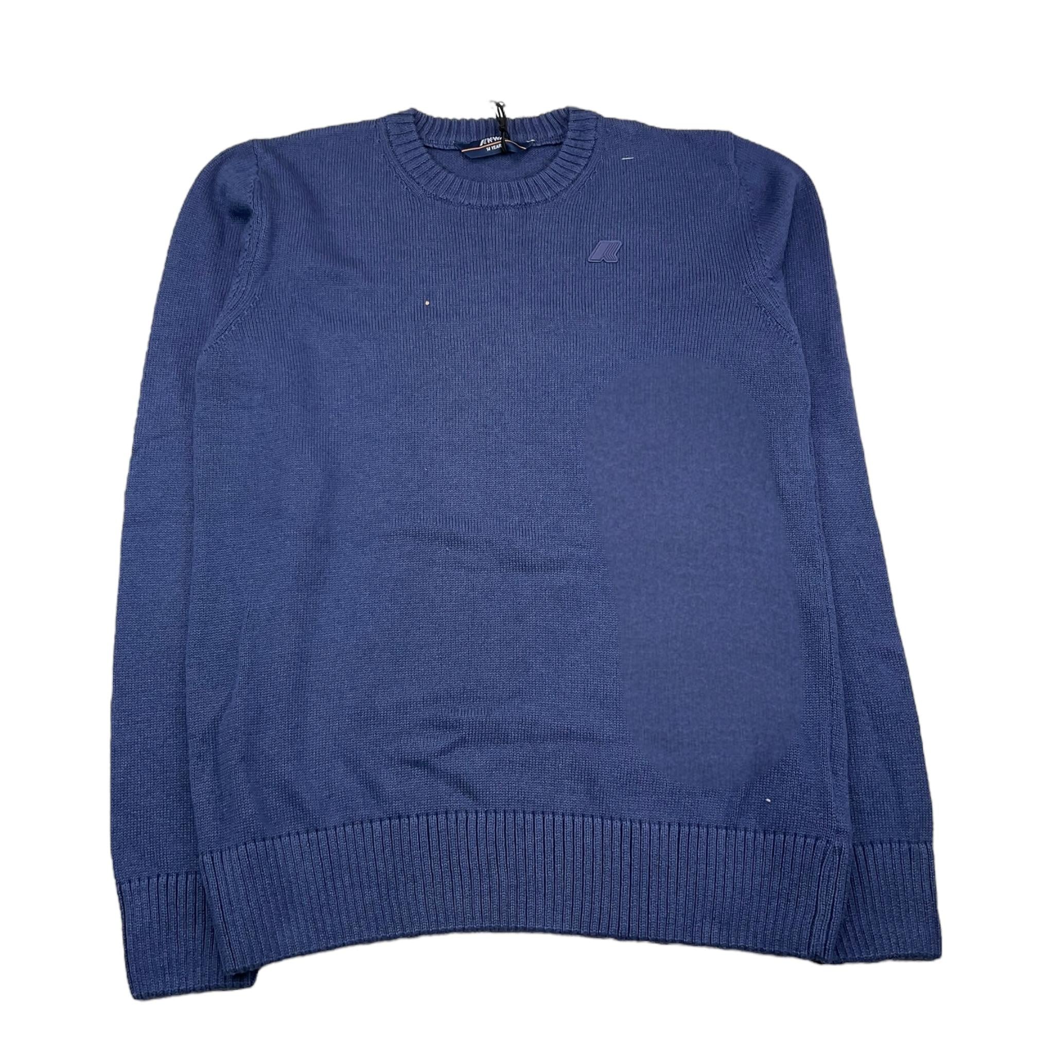 K-WAY maglia girocollo tinta unita Blu per Bambino K31388W BLU K-WAY