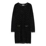 TWINSET abito tinta unita girocollo logato Nero per Bambina 242GJ3061 NERO TWINSET