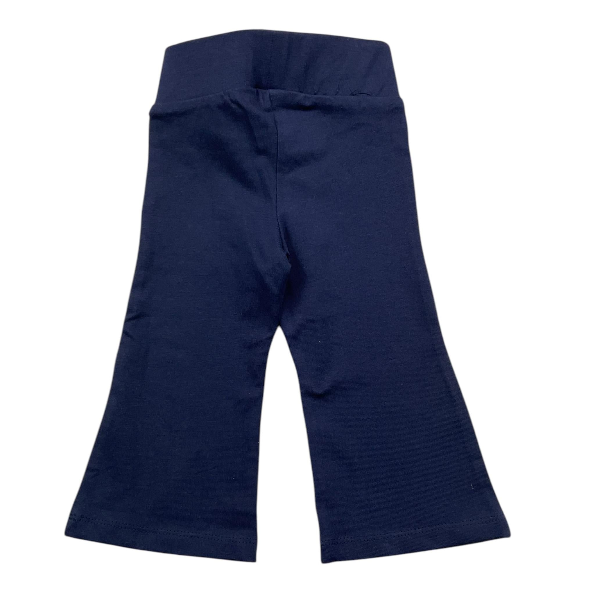 TRUSSARDI leggins modello a zampa tinta unita Blu per Neonata TIA25007LE BLU TRUSSARDI