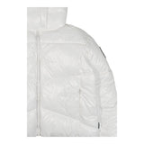 SAVE THE DUCK giubbino tinta unita con colletto Bianco per Bambino J31839G BIANCO SAVE THE DUCK