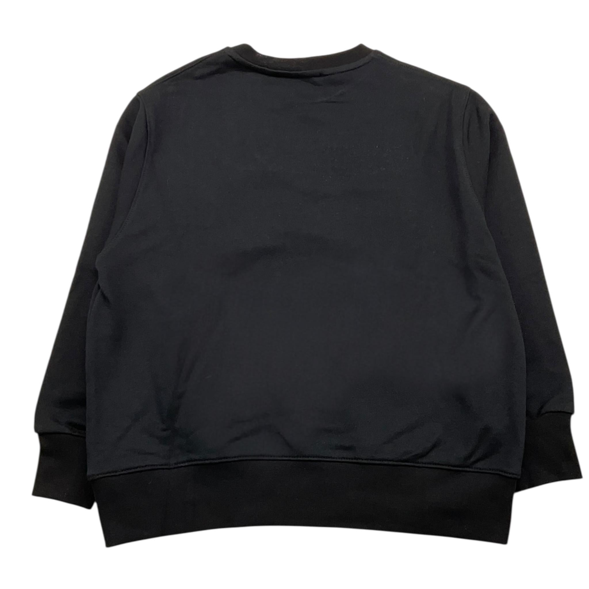 ELISABETTA FRANCHI felpa chiusa girocollo tinta unita con logo Nero per Bambina EFFE138X NERO ELISABETTA FRANCHI