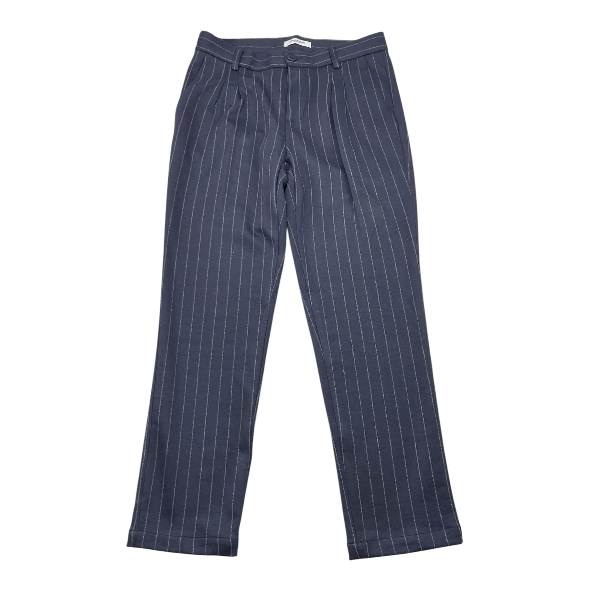 PAOLO PECORA pantalone tinta unita con fantasia a righe Blu per Bambino PP3840 BLU PAOLO PECORA