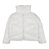 SAVE THE DUCK giubbino tinta unita con colletto Bianco per Bambino J31839G BIANCO SAVE THE DUCK
