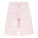 MONNALISA pantalone stampa fantasia modello palazzo Bianco/rosa per Neonata 37D406 BIANCO/ROSA MONNALISA