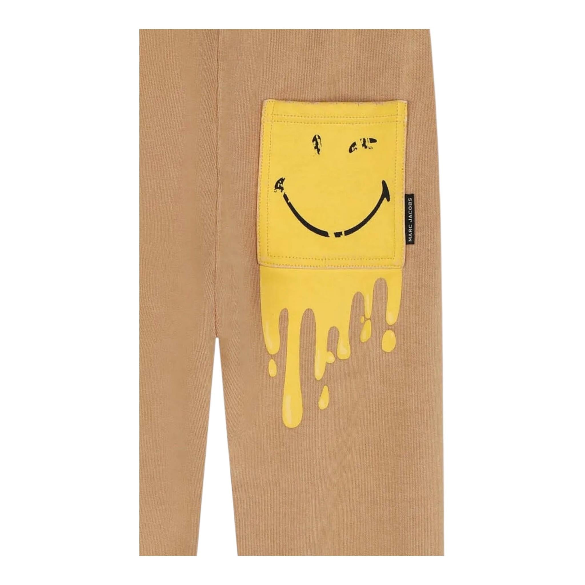 MARC JACOBS pantalone modello tuta tinta unita cn stampa Cammello per Bambino W60248 CAMMELLO MARC JACOBS