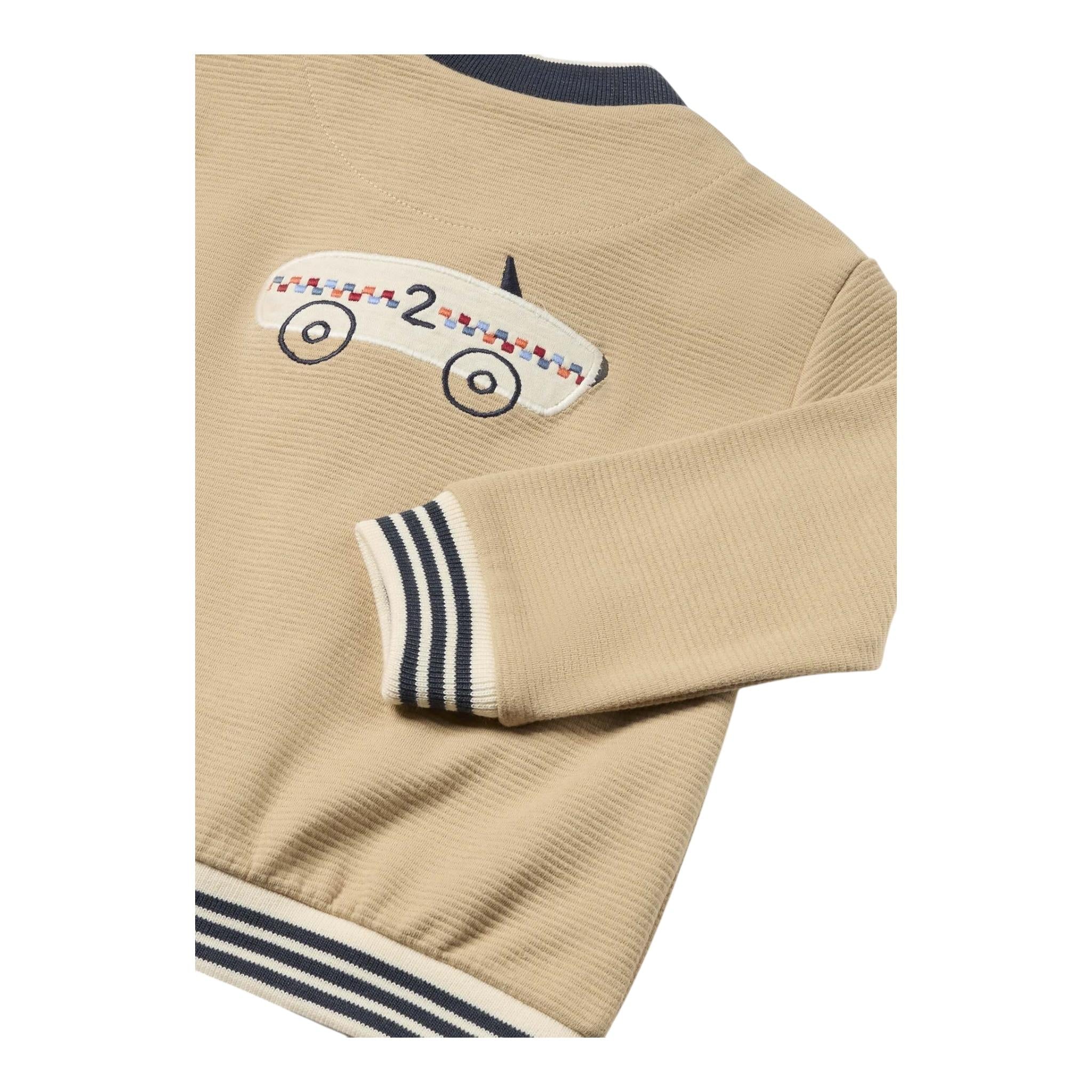 MAYORAL felpa tinta unita con bottoni Beige per Neonato 2474 BEIGE MAYORAL
