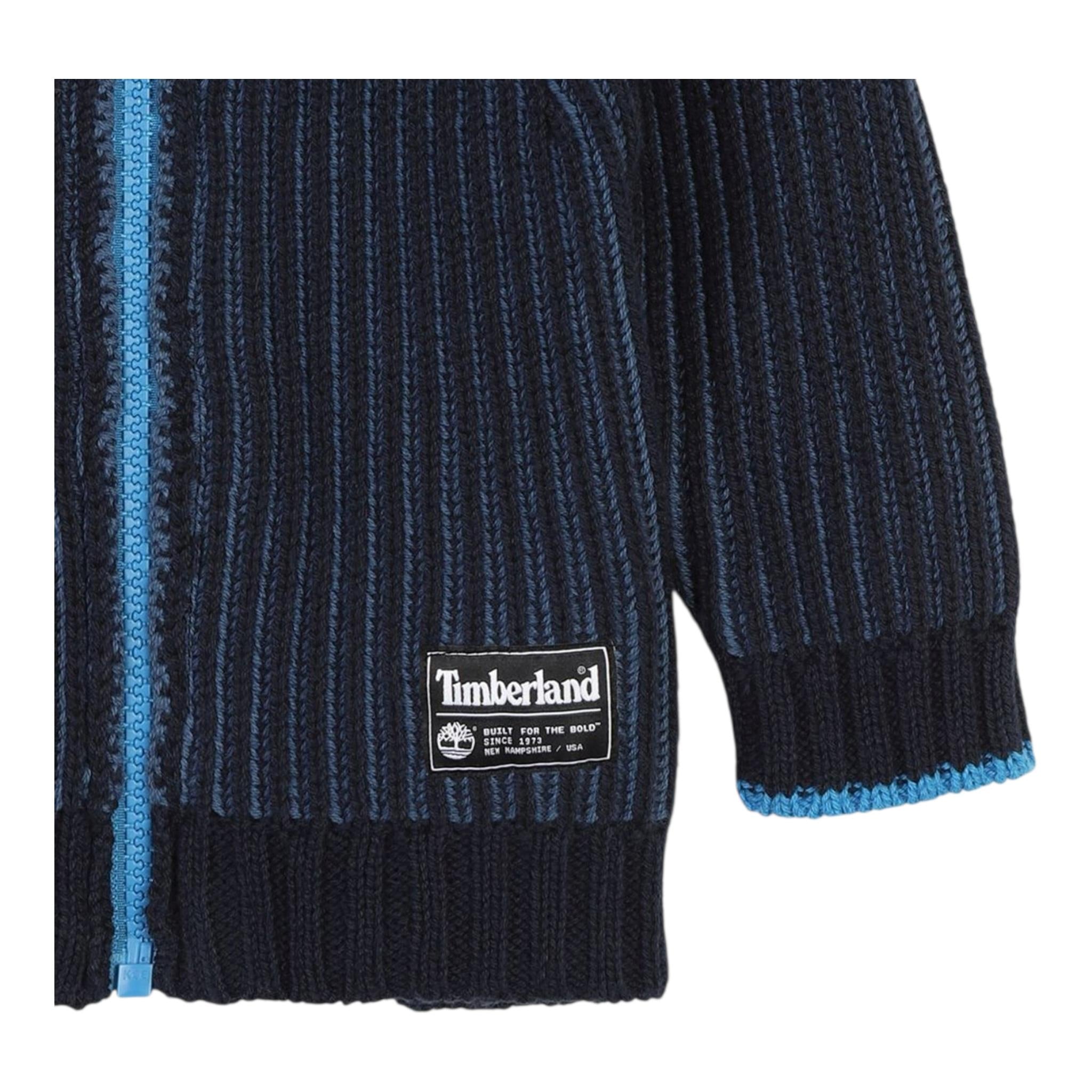TIMBERLAND felpa con zip tinta unita Blu per Neonato T60266X BLU TIMBERLAND