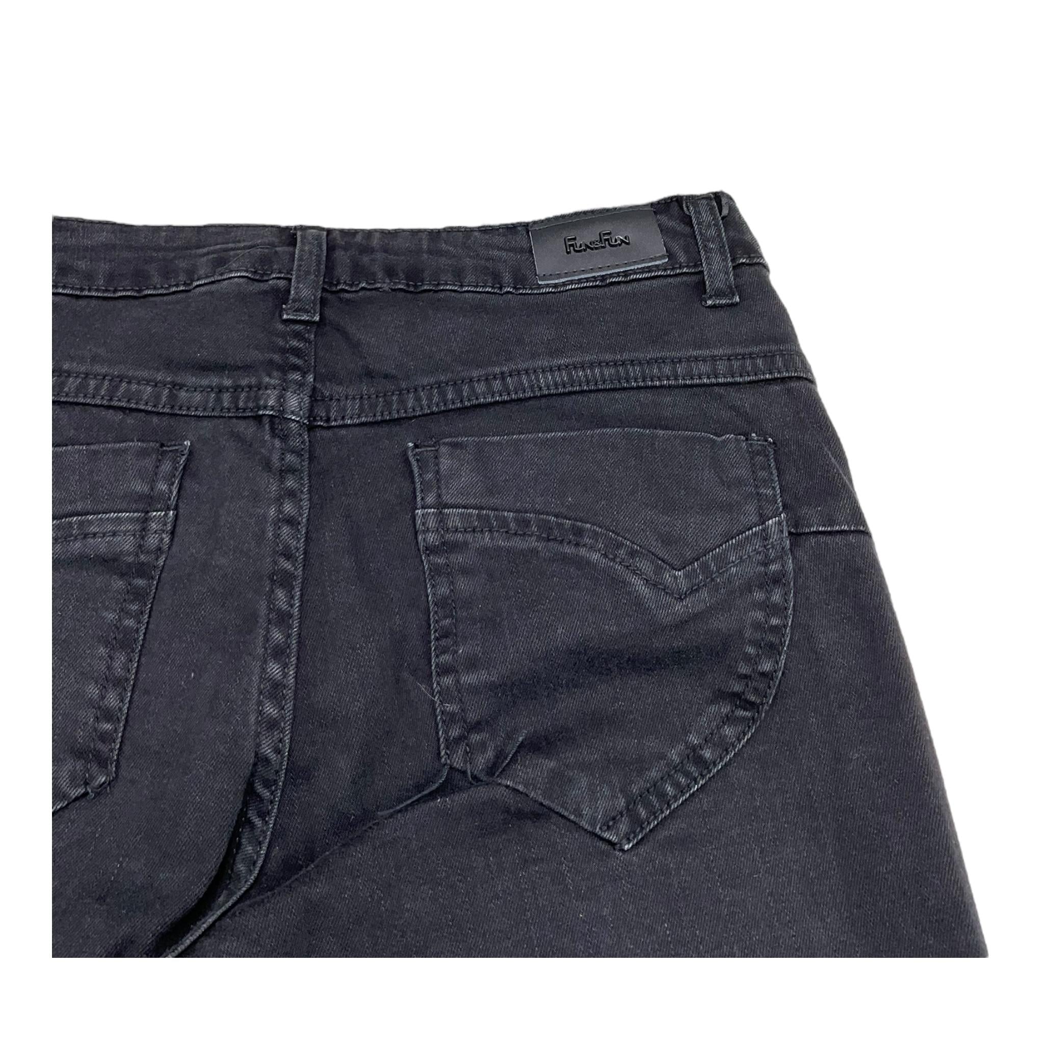 FUN & FUN jeans tinta unita cn 5 tasche Nero per Bambina FNJPT1309 NERO FUN & FUN