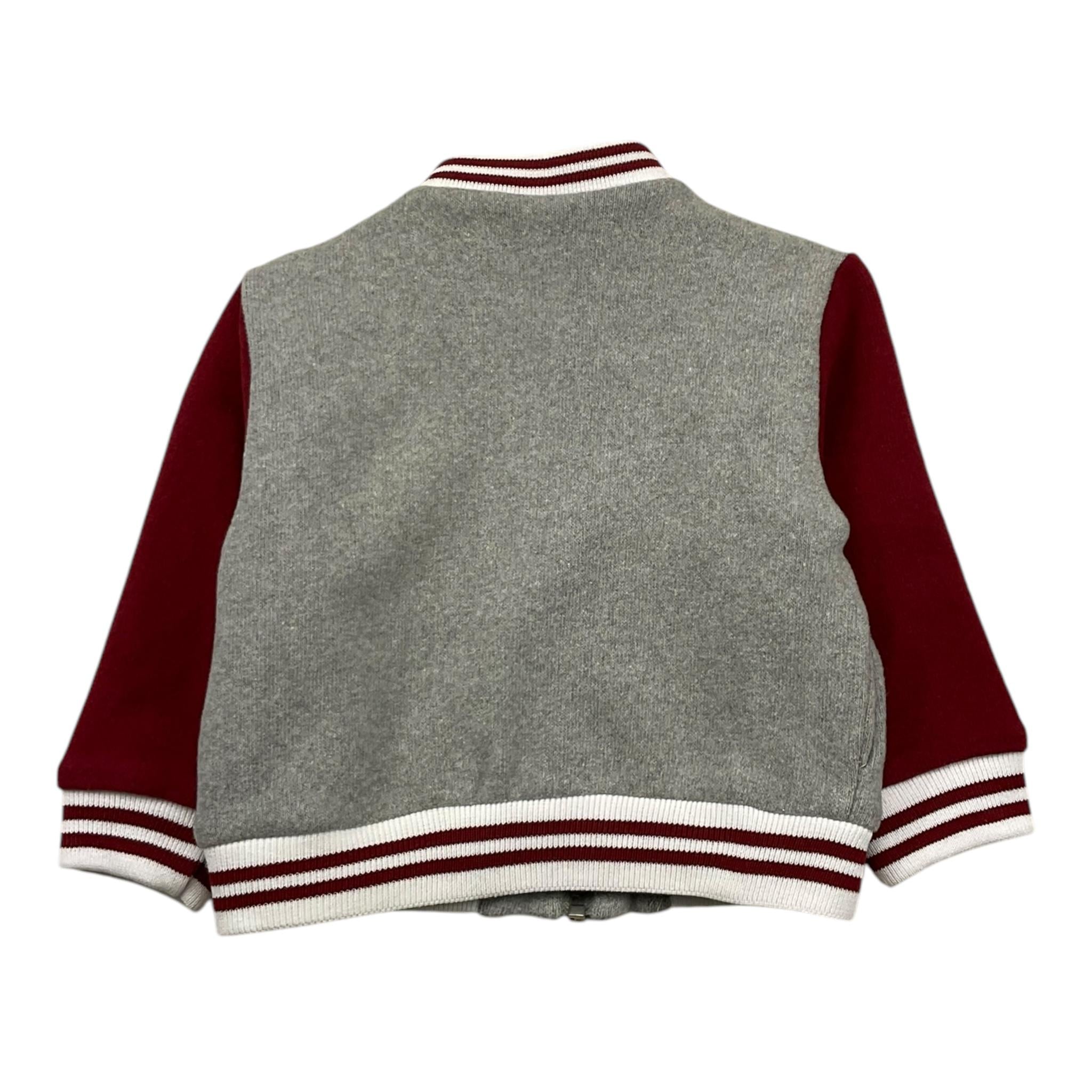 LE BEBE' giubbino modello college tinta unita Grigio per Neonato LBB5153 GRIGIO LE BEBE'