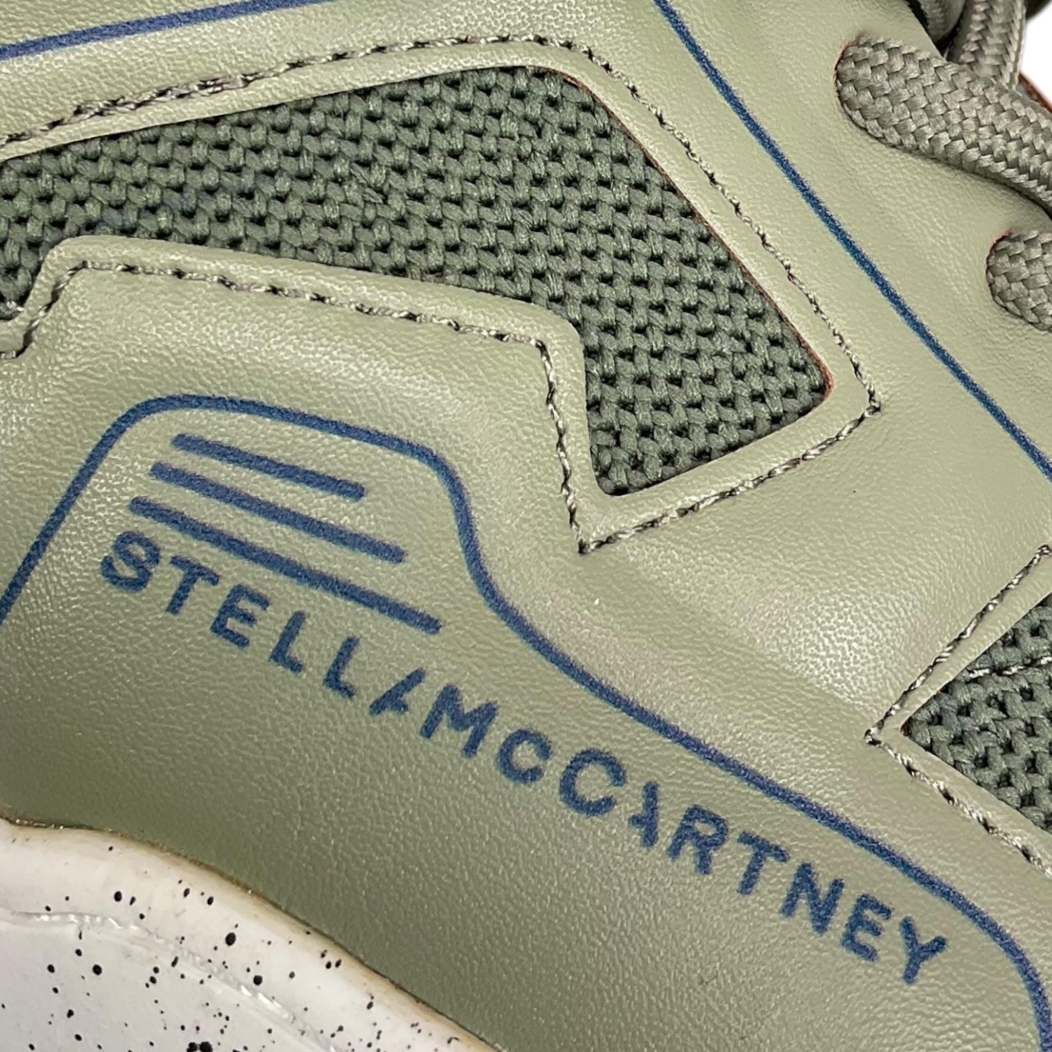 STELLA McCARTNEY sneakers tinta unita con lacci Verde per Bambino TV0Q96 VERDE STELLA McCARTNEY