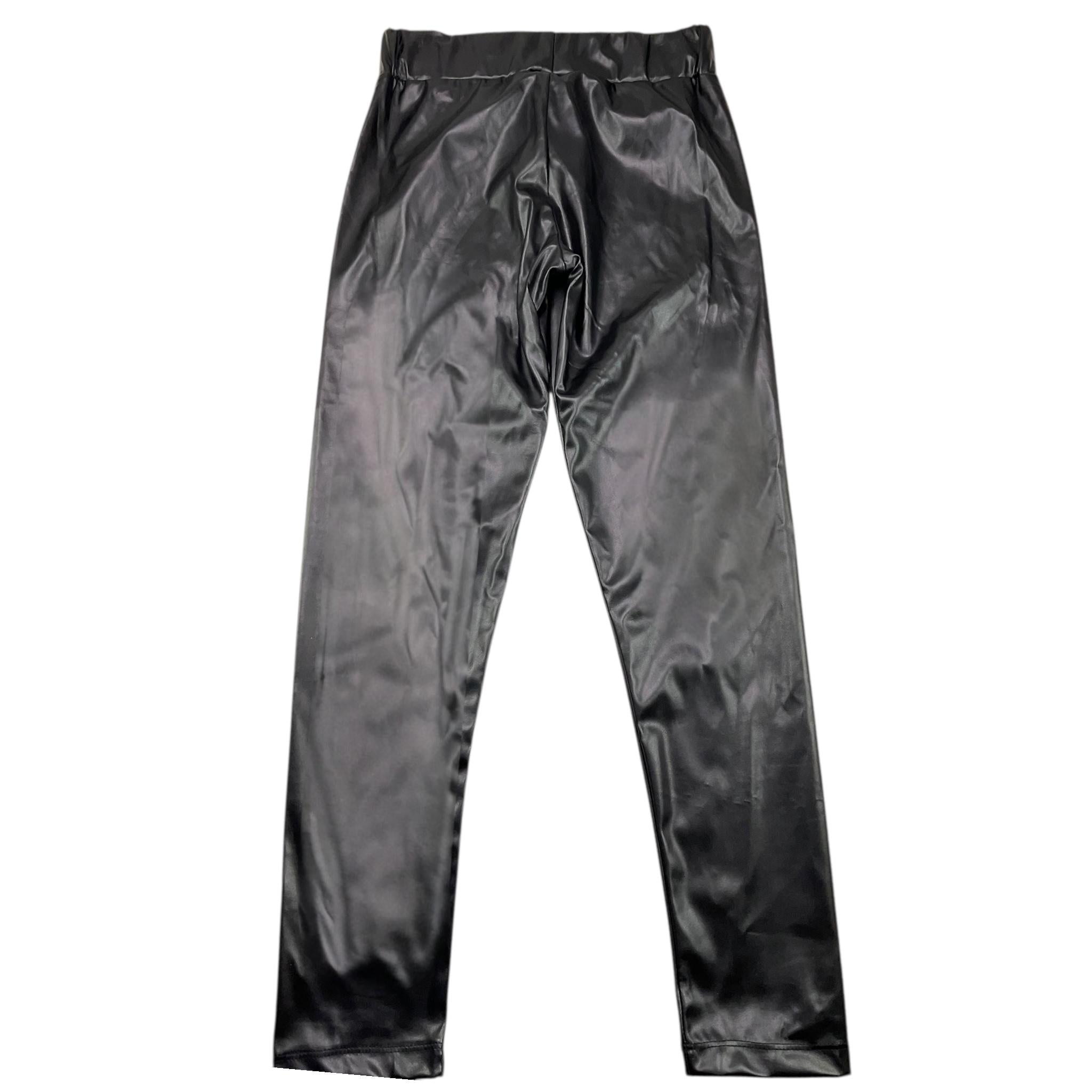 MARC ELLIS leggins in ecopelle tinta unita con elastico in vita Nero per Bambina JMJPT00284X NERO MARC ELLIS