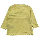 TRUSSARDI shirt girocollo tinta unita con stampa Giallo per Neonato TIA25172 GIALLO TRUSSARDI