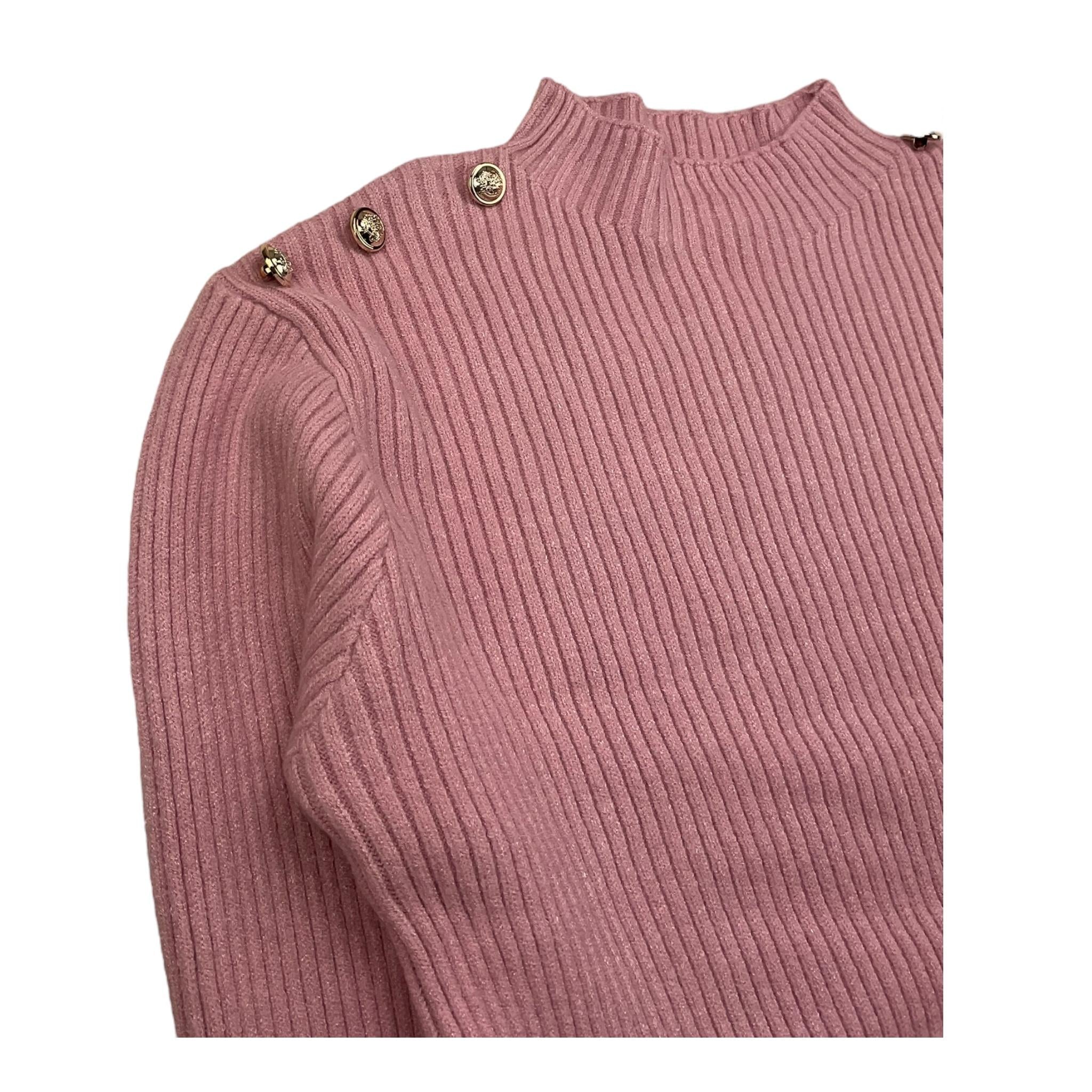PINK BABY completo 2 pezzi maglia-pantalone tinta unita Rosa per Bambina QC1171AB ROSA PINK BABY