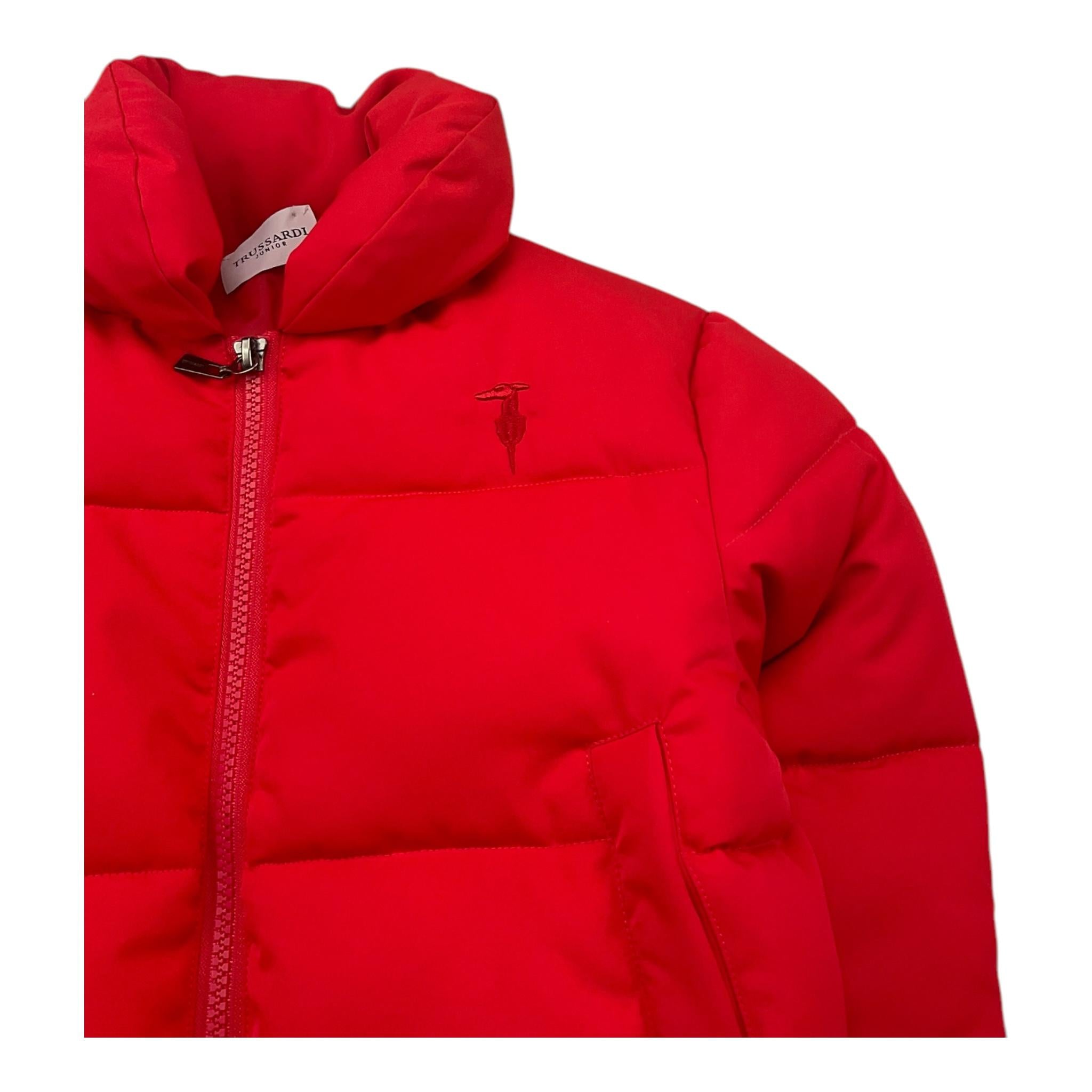 TRUSSARDI giubbino tinta unita modello crop Rosso per Bambina TGA25062P1 ROSSO TRUSSARDI