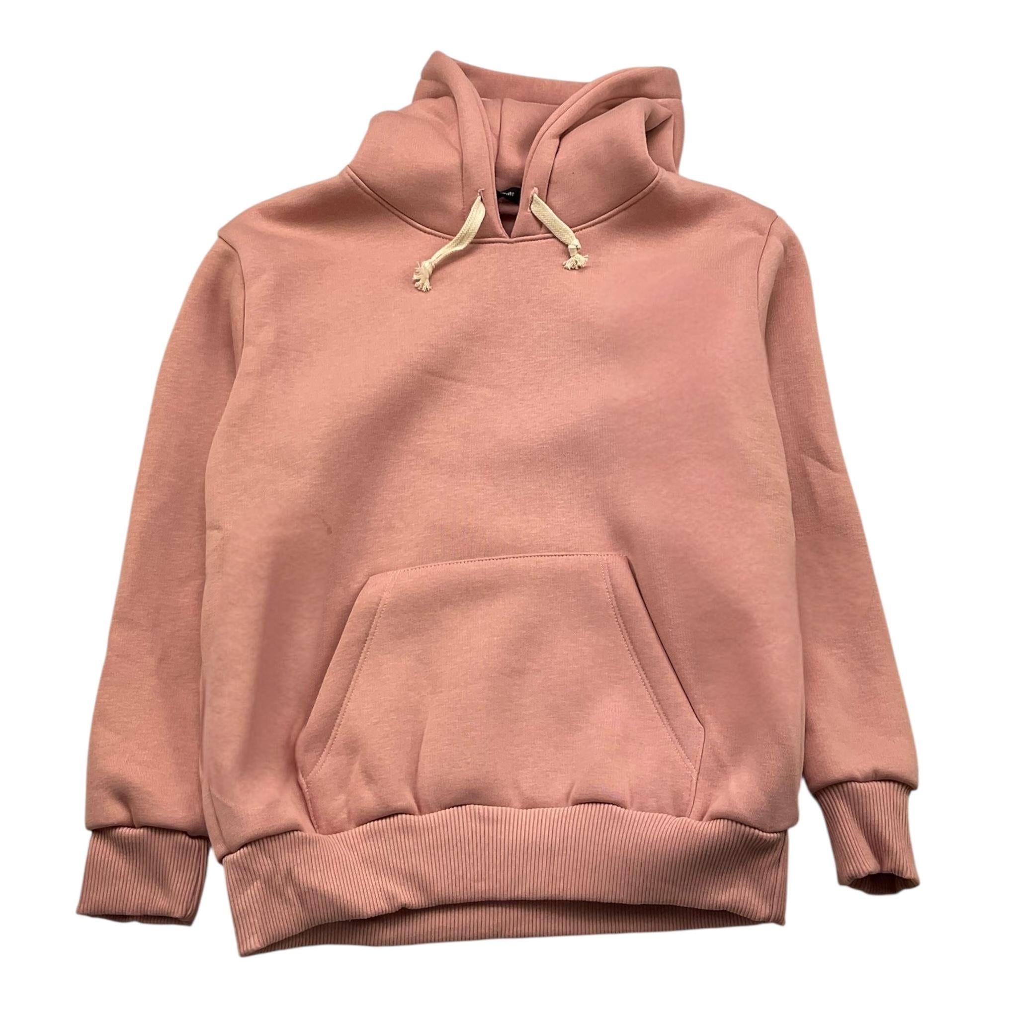 BRAND NAME felpa chiusa con cappuccio tinta unita Rosa per Bambino BN1099S ROSA BRAND NAME