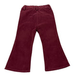 PER TE pantalone tinta unita in velluto modello zampa Bordeaux per Neonata 44208N BORDEAUX PER TE