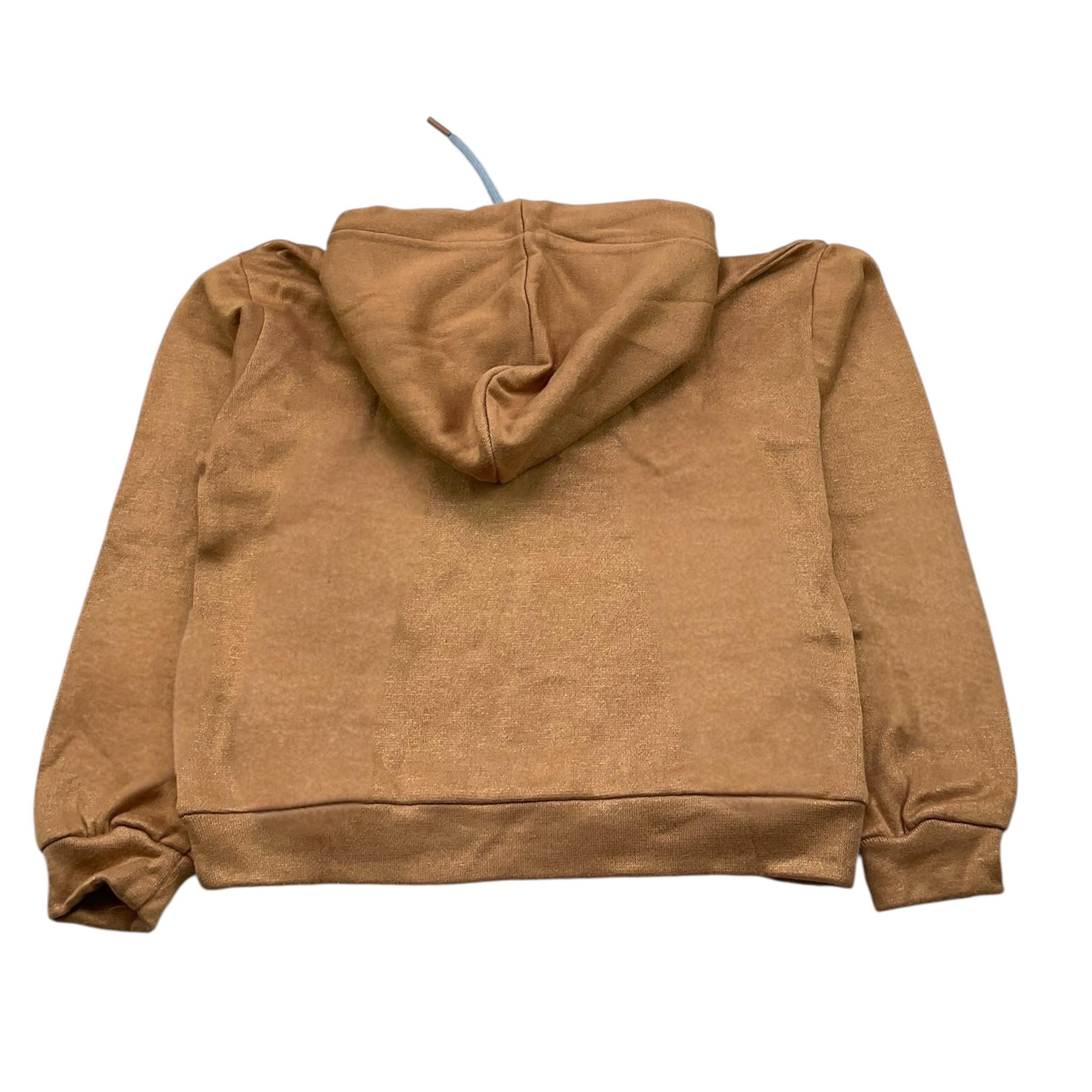 OVER-D felpa chiusa con cappuccio tinta unita Beige per Bambino K1691SFL BEIGE OVER-D