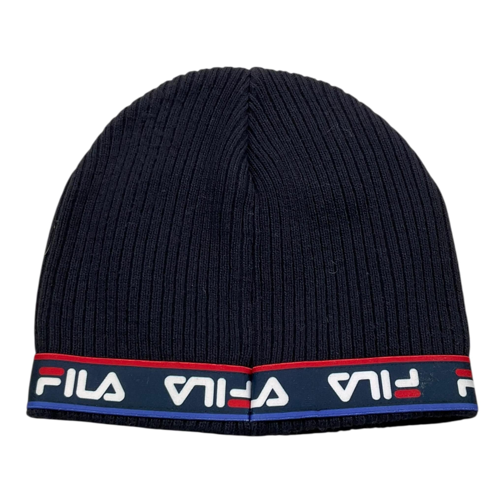 FILA cappello tinta unita con loghi Blu per Bambina 686209 BLU FILA