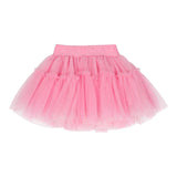 MONNALISA gonna tinta unita con tulle Fuxia per Neonata 37DGON FUXIA MONNALISA