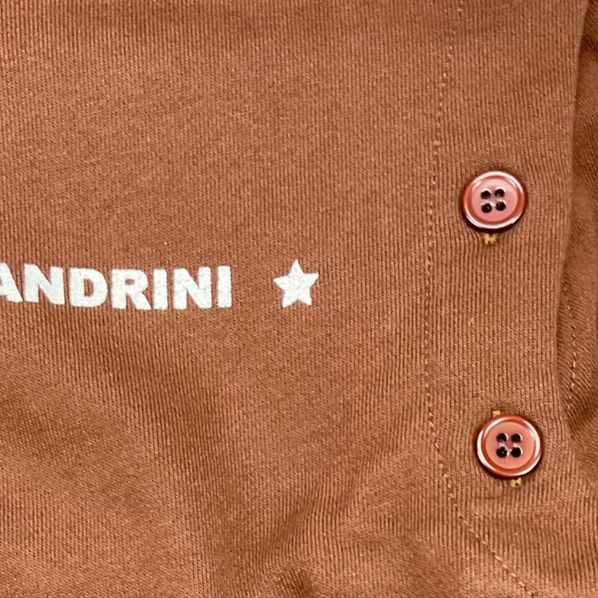 DANIELE ALESSANDRINI felpa tinta unita con cappuccio e stampa Marrone per Bambino 1231F00034 MARRONE DANIELE ALESSANDRINI