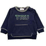 TRUSSARDI felpa chiusa girocollo tinta unita Blu per Neonato TIA25040 BLU TRUSSARDI
