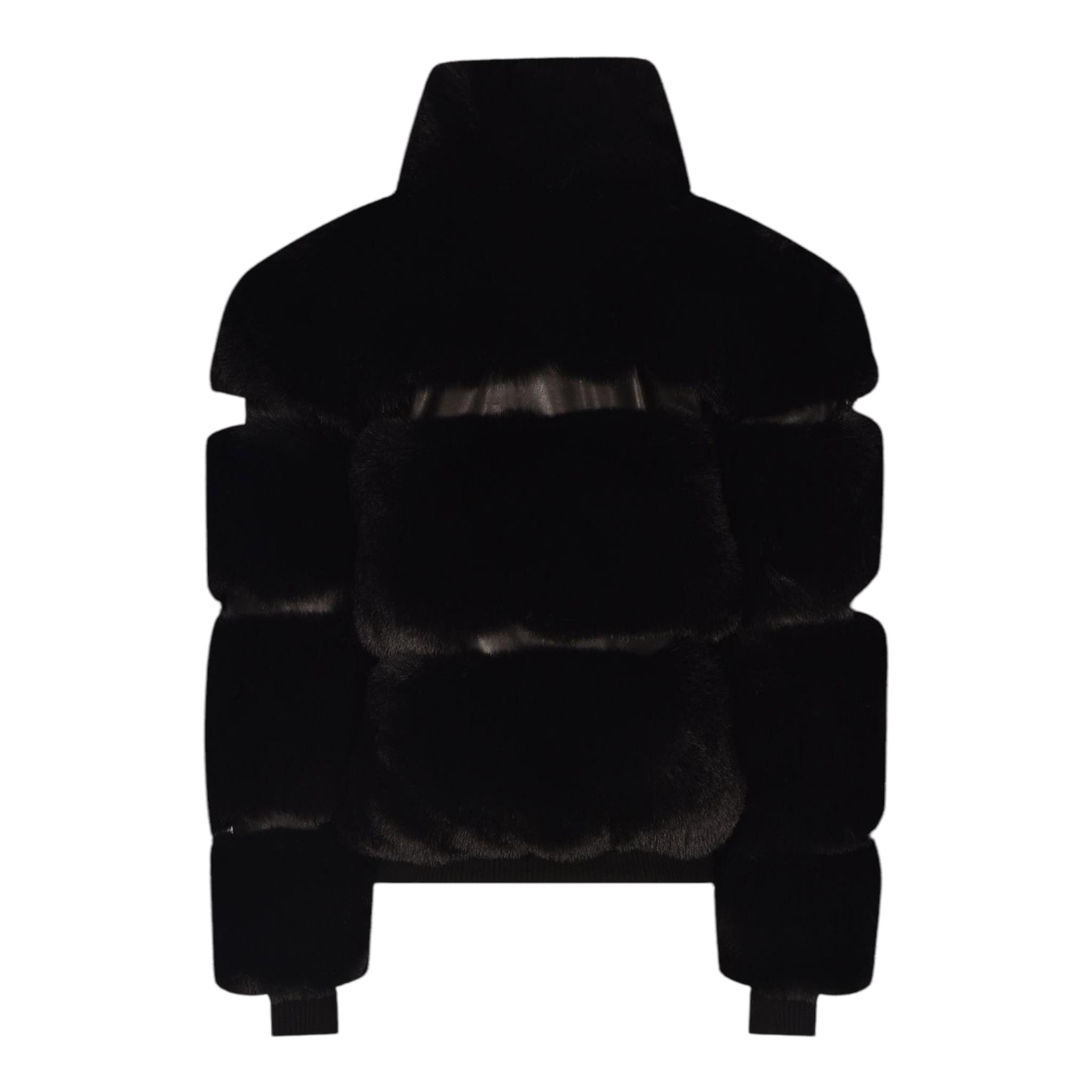 FUN & FUN pelliccia tinta unita con zip Nero per Bambina FJJK00096 NERO FUN & FUN