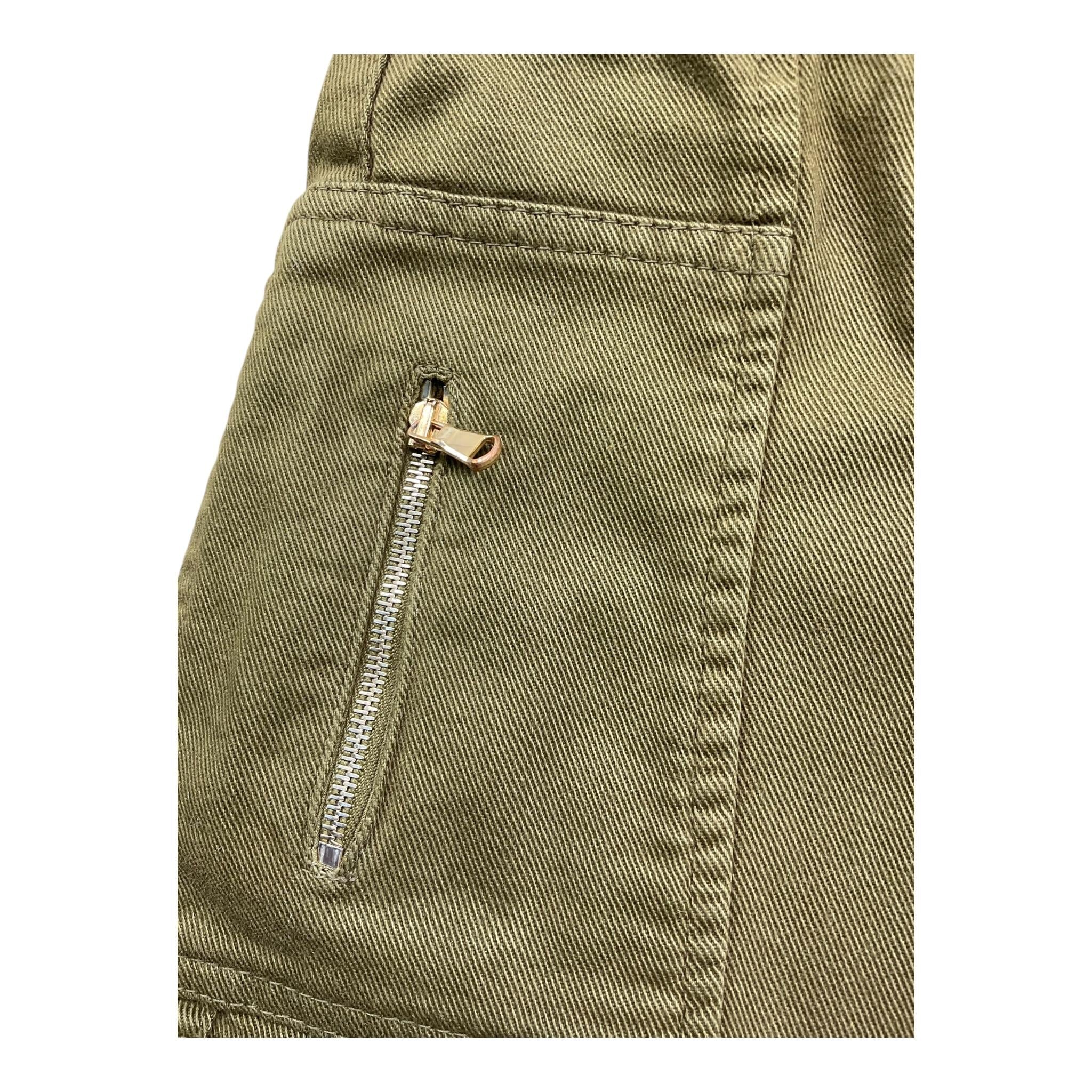 VICOLO short tinta unita con girovita regolabile Verde per Bambina 3142S00042 VERDE VICOLO