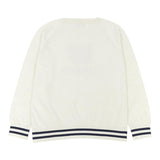 MOSCHINO maglia girocollo tinta unita con stampa Panna per Bambino HUW015 PANNA MOSCHINO