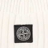 STONE ISLAND cappello tinta unita con stampa Panna per Bambino 8116N03Z3 PANNA STONE ISLAND