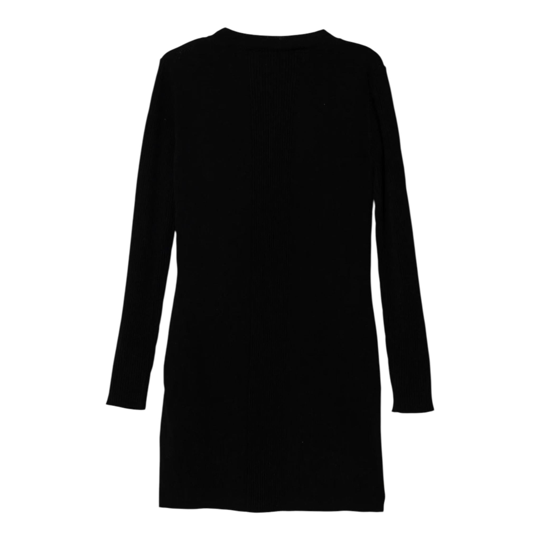 PATRIZIA PEPE abito tinta unita girocollo Nero per Bambina 7A0528 NERO PATRIZIA PEPE