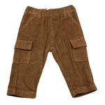 TRUSSARDI pantalone tinta unita in camoscio Marrone per Neonato TIA25111PA MARRONE TRUSSARDI