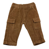 TRUSSARDI pantalone tinta unita in camoscio Marrone per Neonato TIA25111PA MARRONE TRUSSARDI