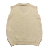 BARCELLINO gilet tinta unita scollo a v Panna per Bambino 105311 PANNA BARCELLINO