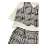 LALALU' completo 2 pezzi shirt-gilet-pantalone Grigio per Neonato CML32L GRIGIO LALALU'