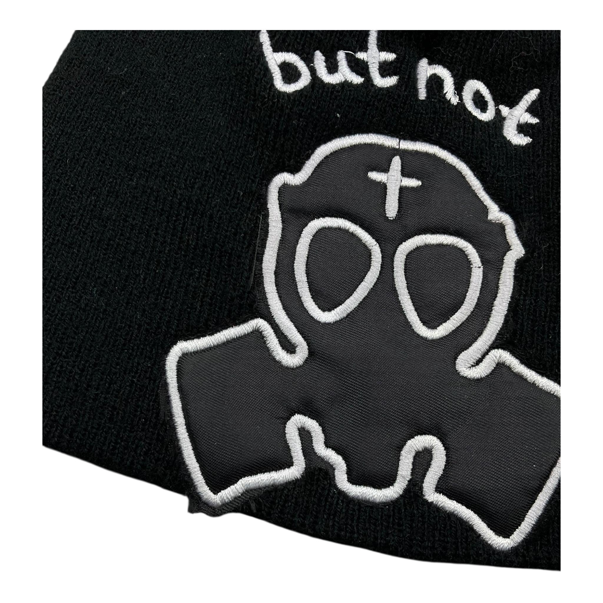 BUTNOT cappello tinta unita con logo Nero per Bambino J7B613 NERO BUTNOT