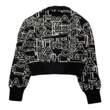 ELISABETTA FRANCHI maglia tinta unita girocollo logata Nero per Bambina EFMA146 NERO ELISABETTA FRANCHI