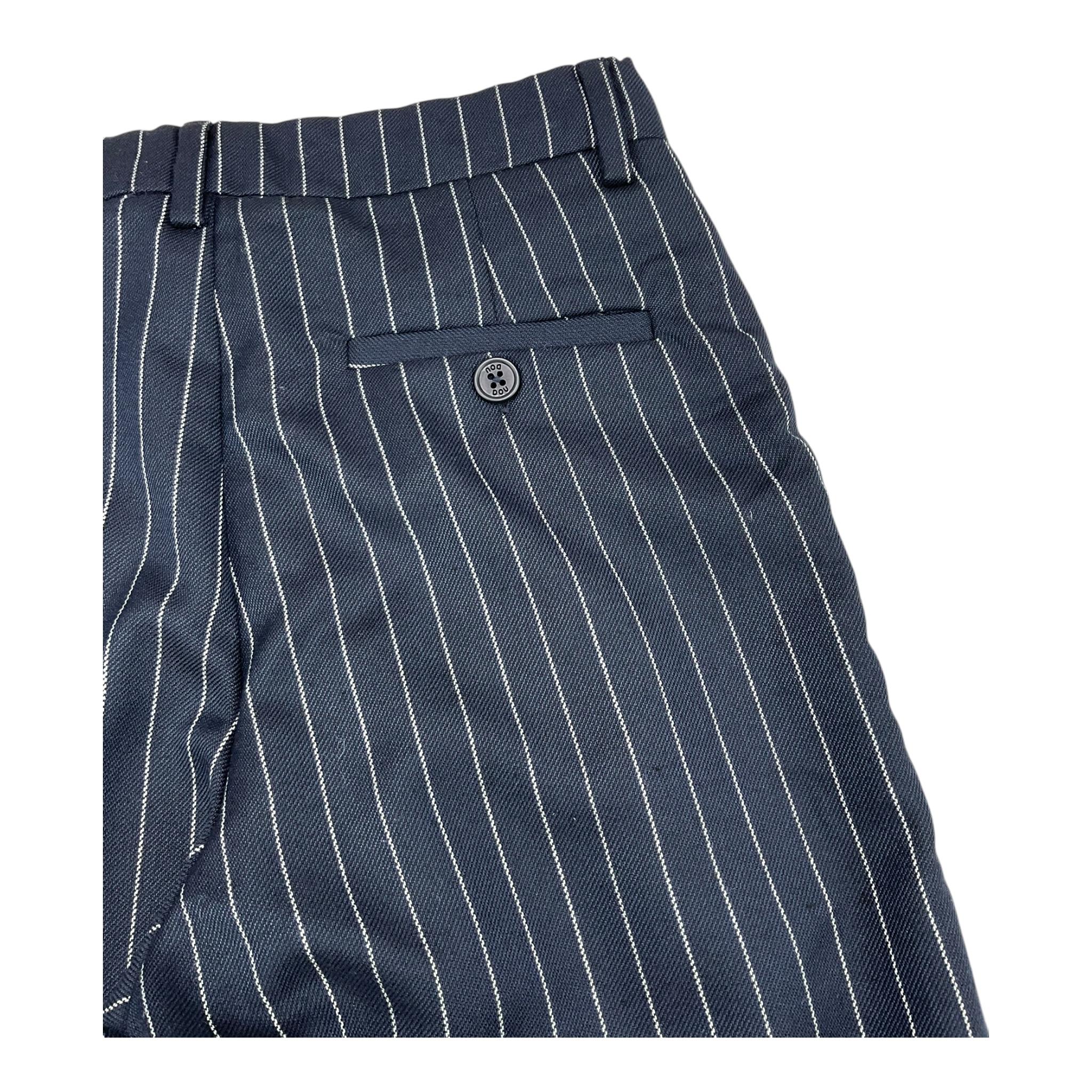 DOU DOU pantalone tinta unita con girovita regolabile Blu per Bambino DV6P00 BLU DOU DOU