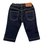 TRUSSARDI jeans tinta unita con elastico in vita Blu per Neonato TIA25098JE BLU TRUSSARDI
