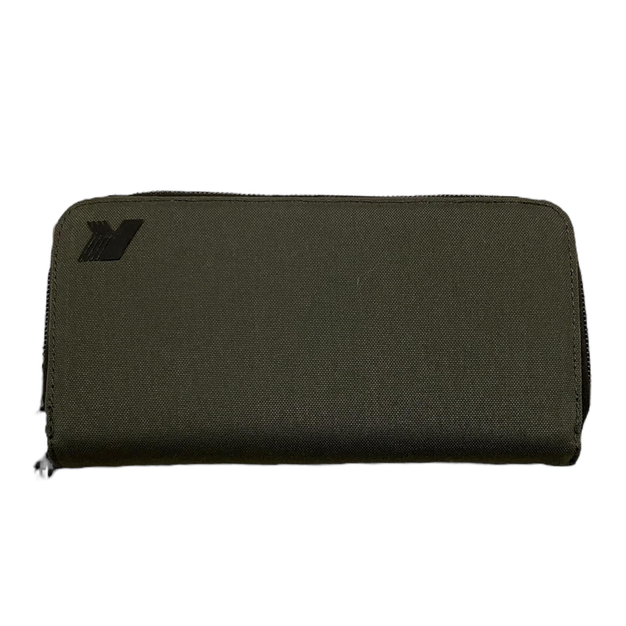 K-WAY portafoglio tinta unita con logo Verde per Bambino K3136QW VERDE K-WAY