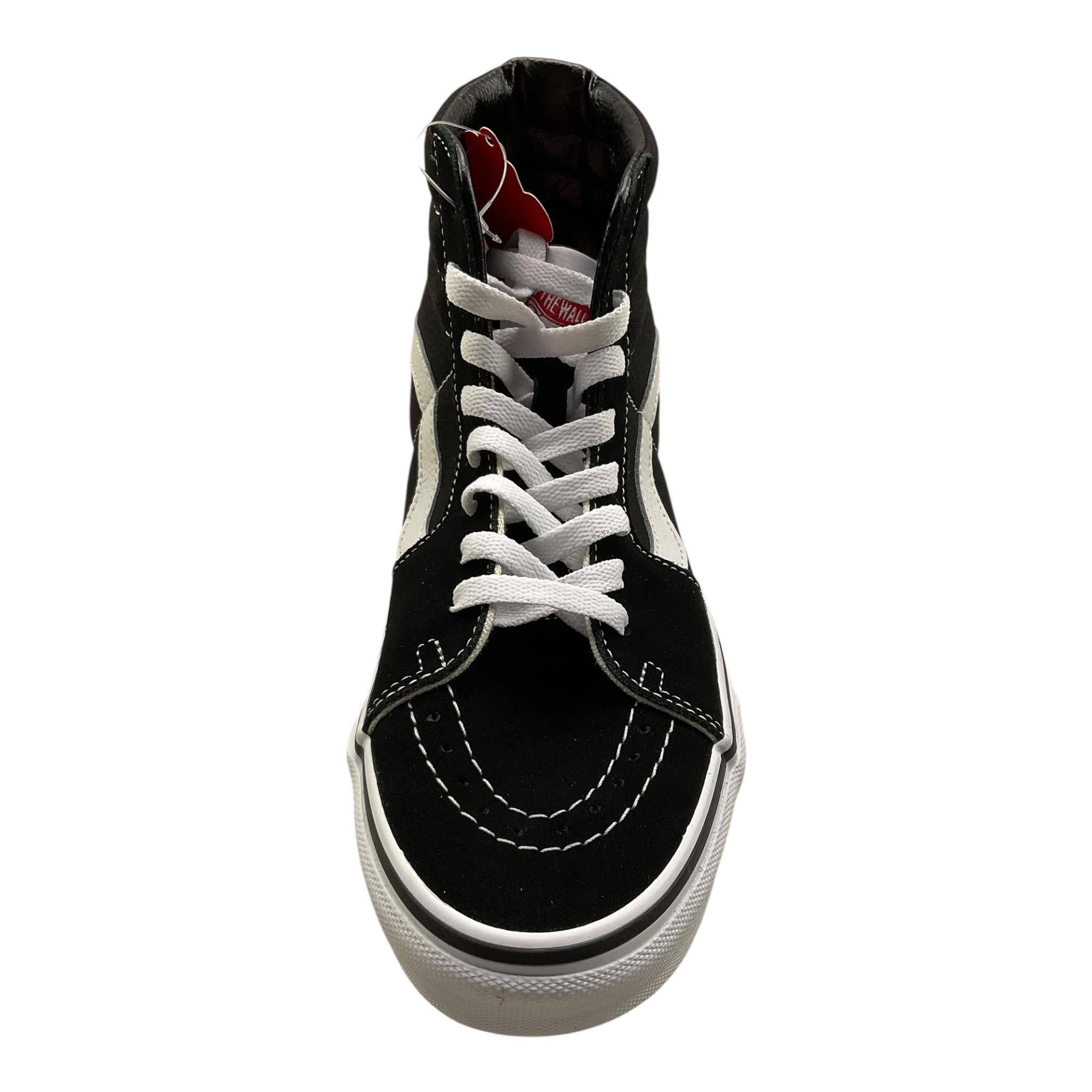VANS sneakers collo alto tinta unita Nero per Bambino VN000D5IB8C1 NERO VANS