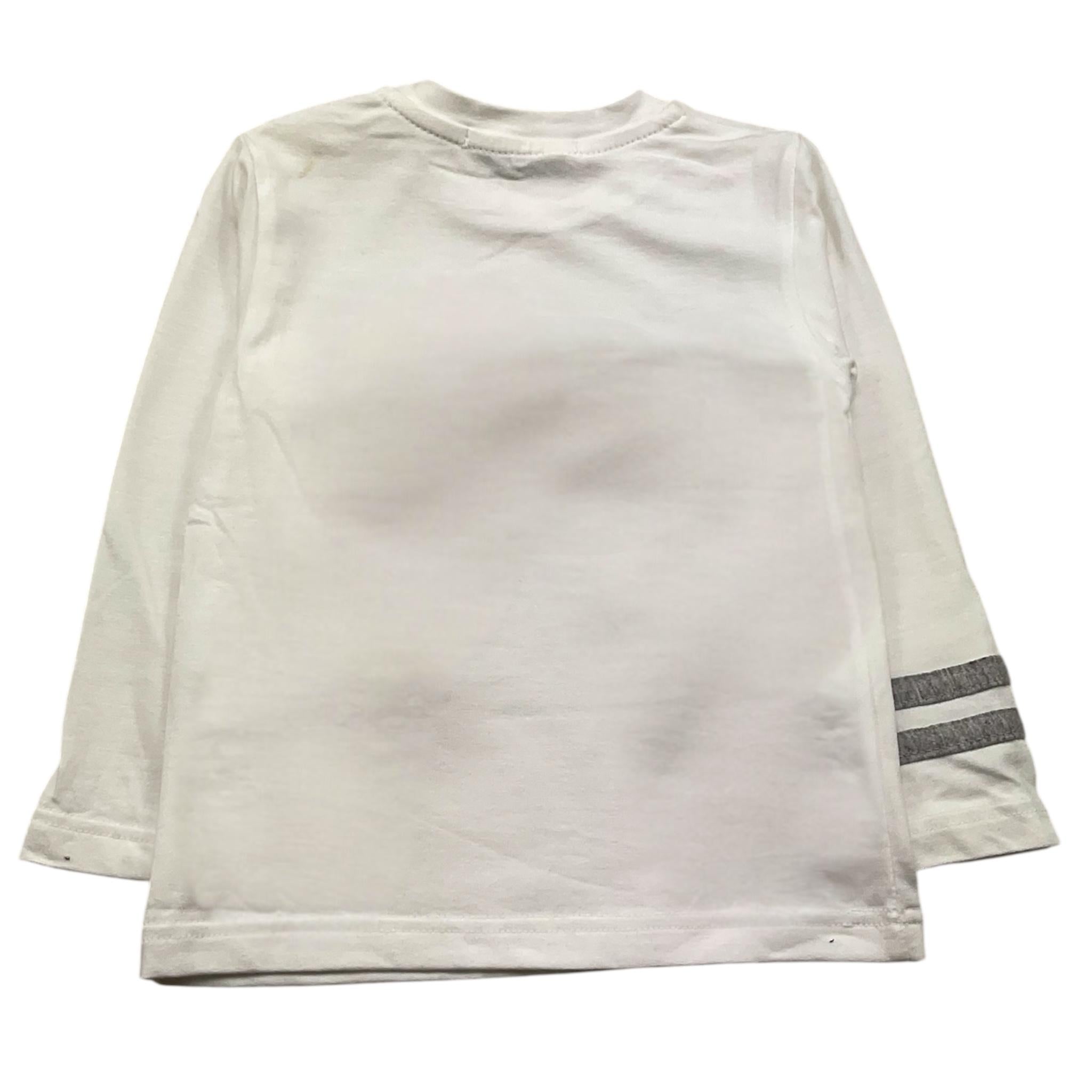 MANUEL RITZ shirt girocollo tinta unita con stampa Bianco per Neonato MR2818 BIANCO MANUEL RITZ