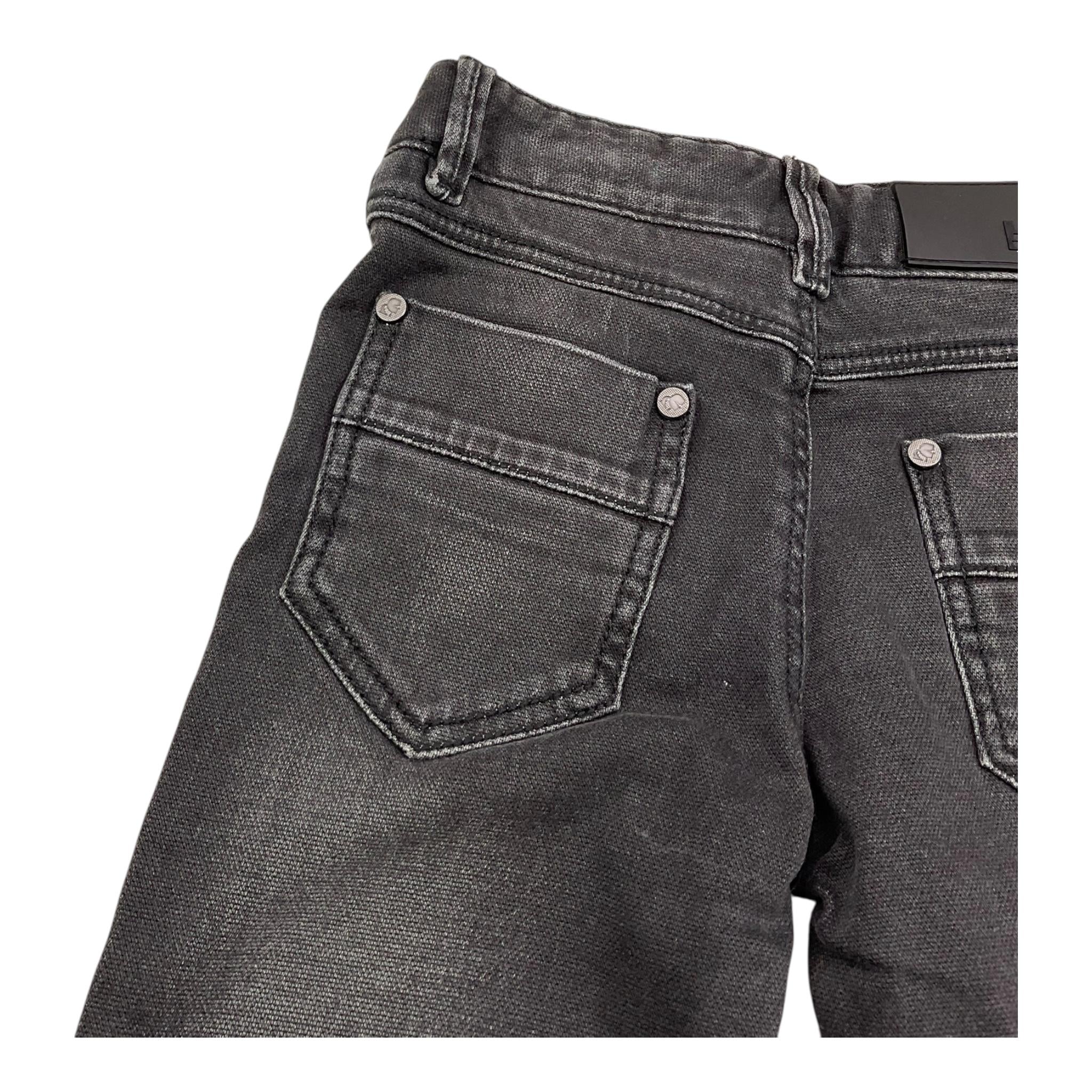 KARL LAGERFELD jeans tinta unita con tasche Nero per Bambino Z24052 NERO KARL LAGERFELD