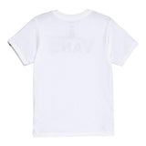 VANS t-shirt girocollo tinta unita con stampa logo Bianco per Neonato VN0A3W76YB2 BIANCO VANS