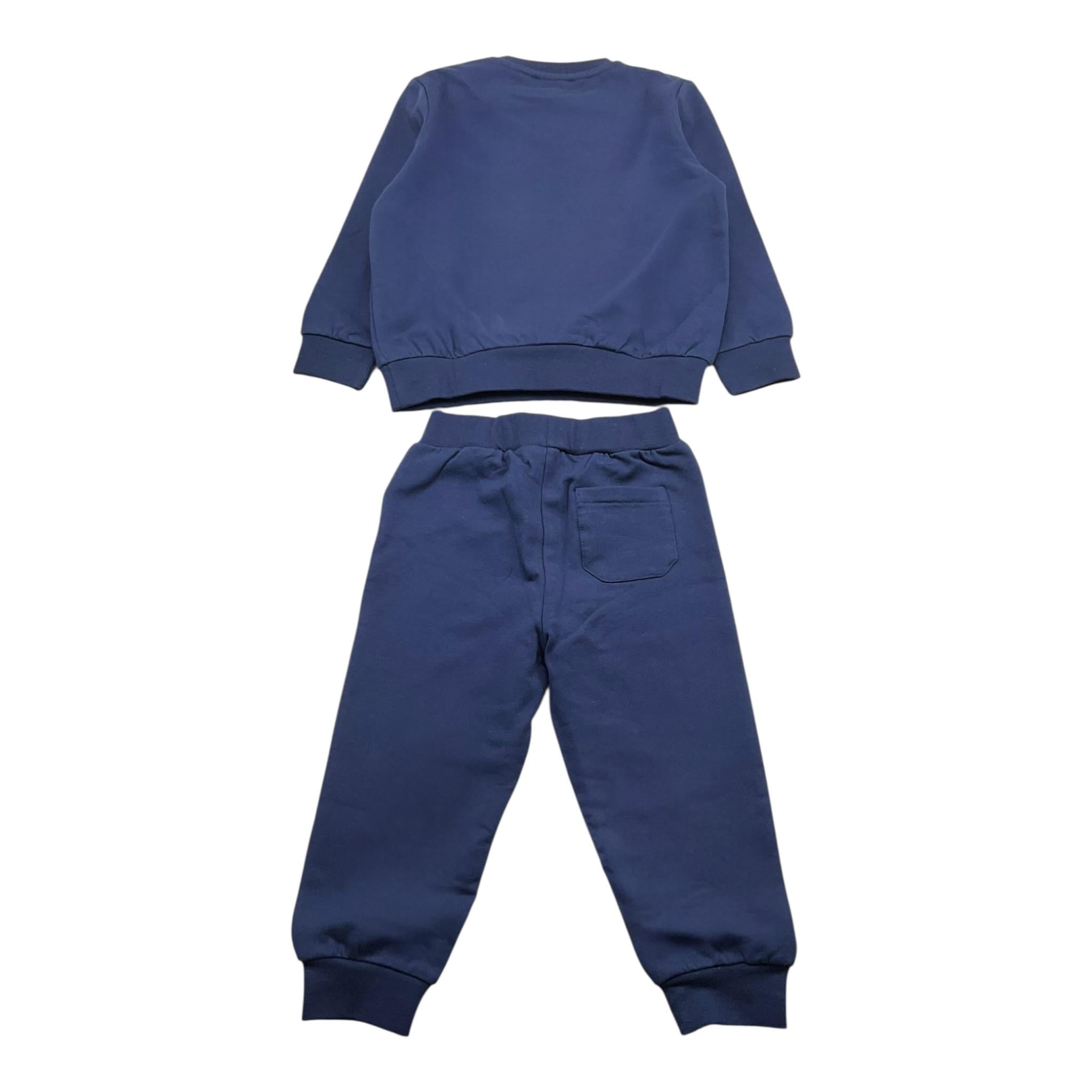 CESARE PACIOTTI completo 2pz tinta unita felpa-pantalone Blu per Neonato CFP5307N BLU CESARE PACIOTTI