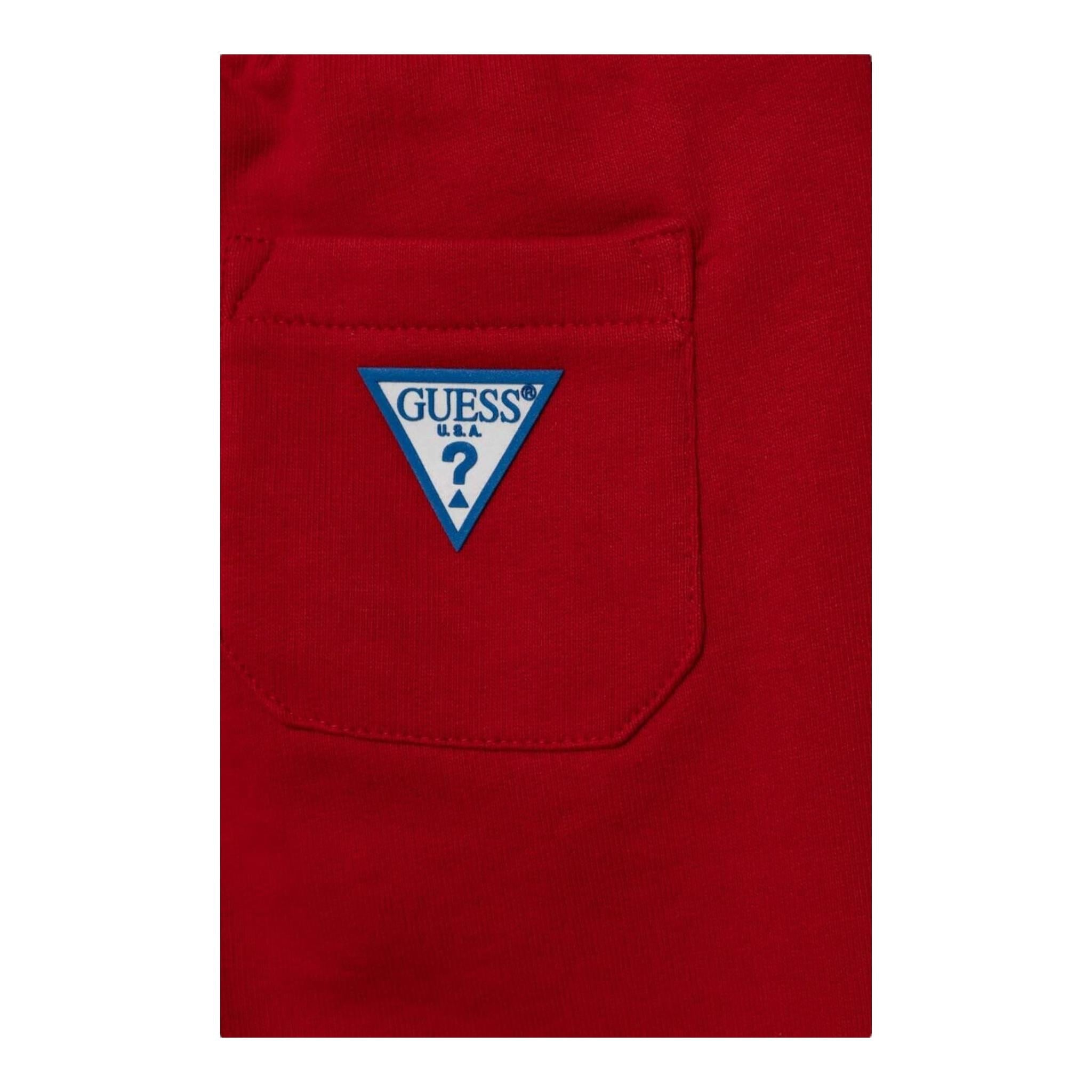 GUESS completo 2 pezzi shirt-pantalone tricolore Bianco/rosso per Neonato I4YG03K8HM3 BIANCO/ROSSO GUESS