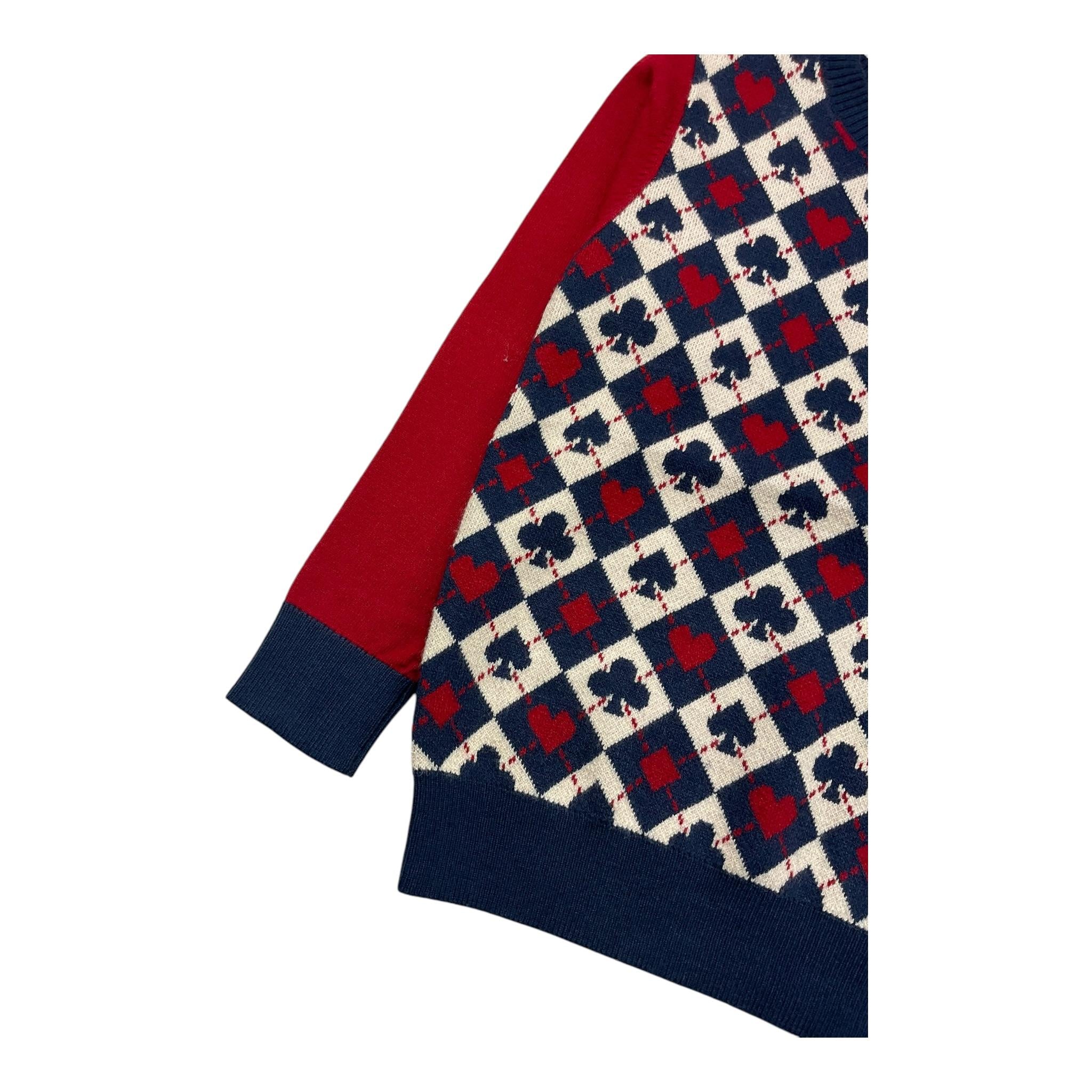 JOHN RICHMOND maglia girocollo stampa fantasia Blu per Bambino TGA25068MA BLU JOHN RICHMOND